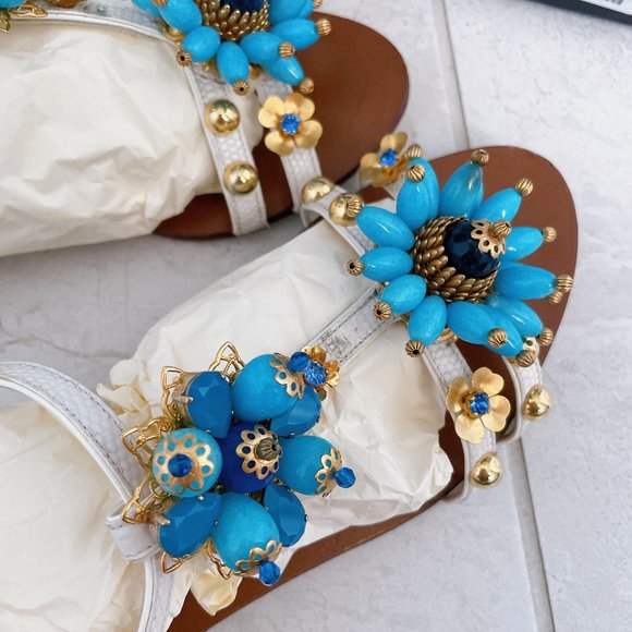 AUTHENTIC 90% NEW D&G SANDALS, size 7.5 - Picture 5 of 10